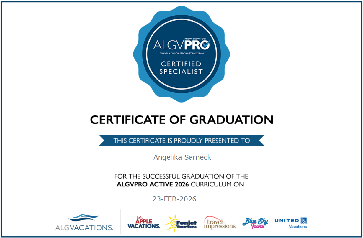 ALGV PRO Advisor Certificate